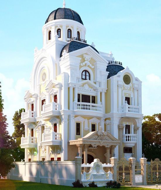 Phong Cach Thiet Ke Biet Thu Phap 3