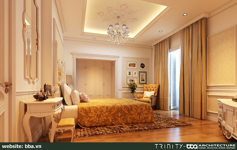 Thiết kế nội thất biệt thự tân cổ điển
