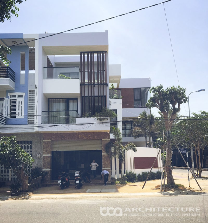 Thi công biệt thự phố 3 tầng hiện đại - Bình Thuận