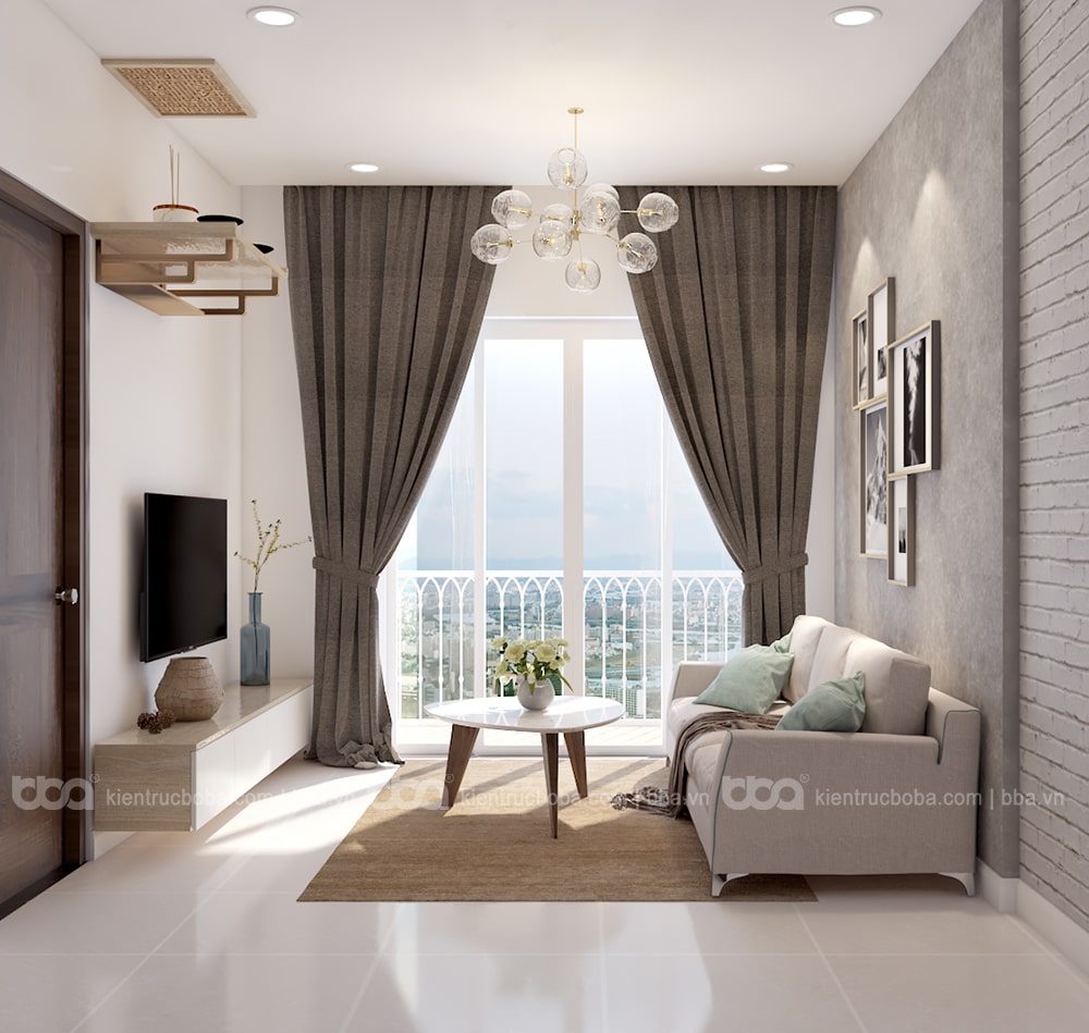 Thiết kế nội thất căn hộ chung cư Conic Bình Chánh